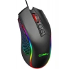Claws Crossfire V1 12800 Dpi Full Wide RGB Özel ABS Doku & Claws Reflex Örgü Kablolu Gaming Mouse - Siyah