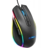 Claws Nova V1 12800 Dpi Wide RGB Özel ABS Doku & Claws Reflex Örgü Kablolu Ekstra Fire Butonlu Gaming Mouse - Siyah