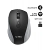 Claw’s Genius Dual V2 Pixart PAW3065 Sensörlü Bluetooth + 2.4g Wi-Fi Çift Mod Kompakt Sessiz Click Kablosuz Mouse - Siyah (Windows & Mac Uyumlu)