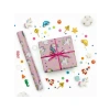 Çocuklar için Eğlenceli Temalı Hediye Paketleme Kağıdı, 70x100 cm, 2li Set