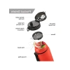 Çocuklar İçin Sızdırmaz Spor Şişe, 1L ve 800ml Seçenekleriyle