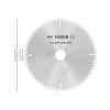Çok Amaçlı Daire Testere Bıçağı, 210 mm Kesme Çapı ile 1 Adet