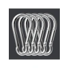 Çok Amaçlı Yaylı Karabina Seti, Metal, 12 mm, 5 Adet