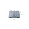 Çok Bölmeli Şeffaf Plastik Organizer Kutu, 32x25 cm