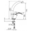 Cosmo Kuğu Lavabo Bataryası 61032