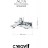 Creavit Alfa Krom Banyo Bataryası AL2500
