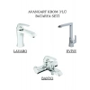 Creavit Avangart Batarya Seti 3’lü Banyo-Lavabo-Eviye