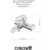 Creavit Avangart Krom Banyo Bataryası AG2500