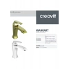 Creavit Avangart Krom Lavabo Bataryası AG1500