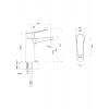 Creavit Bevel Krom Lavabo Bataryası BV1500