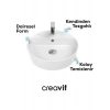 Creavit Loop 45CM Masaüstü Çanak Lavabo LP146