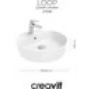 Creavit Loop 45CM Masaüstü Çanak Lavabo LP146