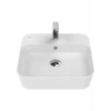 Creavit Loop Kare Beyaz Delikli Lavabo 45 Cm LP046