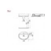 Creavit LP161-00CB00E-0000 Loop Oval Çanak Lavabo 40X60 cm