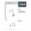 Creavit Luna Batarya Seti 3lü Banyo - Lavabo - Evye