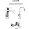 Creavit Luna Batarya Seti 3lü Banyo - Lavabo - Evye