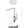 Creavit Ritmo Krom Eviye Bataryası RT8500