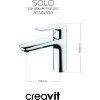 Creavit Solo Krom Lavabo Bataryası SO1500