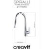 Creavit Spiralli Krom Mutfak Bataryası MF8858