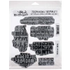 Damga Seti - Faded Tim Holtz Teması, Tek Beden