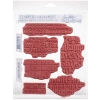 Damga Seti - Faded Tim Holtz Teması, Tek Beden