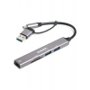 Dark USB-C & USB-A to 5 Port 2xUSB-A, 3.5mm Audio (DK-AC-USB250)