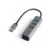 Dark USB Type-A To RJ45 Gigabit Ethernet ve 3xusb 3.0 Hub Çoklayıcı Adaptör (DK-AC-USB332GL)