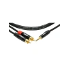 Dayanıklı 3,5mm Stereo Jak Takı 2 RCA 1,5 m