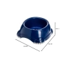 Dayanıklı Lacivert Evcil Hayvan Mama ve Su Kabı - No 2