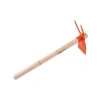 Dayanıklı metal saplı bahçe çapası, ergonomik ahşap sap, toprak havalandırma aracı