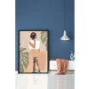 Dekoratif 50x70 Çerçeveli Tekli Tablo Çerçevesi