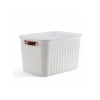 Dekoratif Kapaklı Kutu, 35x25x22 cm Ölçülerinde, 15 Litre Saklama Alanı