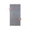 Dekoratif Lambiri Keçe Paneli - 45x90 cm, 2 Adet, 0,81 m² Gri