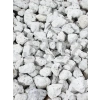 Dekoratif Volkanik Beyaz Lav Taşı, 2-4 cm, 5 Litre