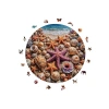 Denizdeki Hazine Temalı Ahşap Puzzle - 252 Parça, 29x29 cm Boyut