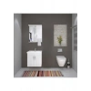 Denko Banyo Lotus 60 cm Beyaz Banyo Dolabı