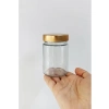 Derin Kapaklı Kavanoz Seti, 350 ml Şeffaf Cam ile Pratik Depolama