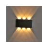 Desenli Çift Yönlü Duvar Aydınlatma Aplik - 10 Watt Amber Işık