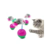 Devrilmeyen Eğitici Kedi Oyun Topu Tüylü Fareli