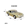 Diecast Metal Aston Martin DB5 Model Araba, 1:24 Ölçek ve Kutulu Koleksiyon
