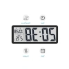 Dijital Duvar Saati, LCD Ekran, 20x8 cm, USB Pilli