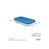 Dikdörtgen Şekilde 2,62m x 1.75m x 51cm Havuz Örtüsü, Su Geçirmez