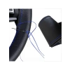 Dikişli Deri Direksiyon Kılıfı, Çeşitli Renk Seçenekleri, 38 cm