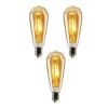 Dim Rustik Led Ampul, Sarı Işık Seçeneği ile Dekoratif Aydınlatma