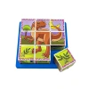 Dinozor Temalı 3D Puzzle Seti, 9 Küp ile Eğlenceli Yapboz