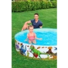 Dinozor Temalı Çocuk Havuzu - 183 cm x 38 cm