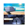 Dış mekan için solar lamba, hareket sensörlü, LED, 3 ayarlanabilir başlıklı, 270° geniş açılı, IP65 su geçirmez, 16,5 ft kablolu, iç ve dış mekanlar için uygundur