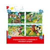 Disney Karakterleri ile 4ü 1 Arada Puzzle Seti