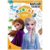 Disney Karlar Ülkesi Parla Çıkartmalı Boyama