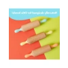 Doğal Ahşap Pastel Renkli Merdane